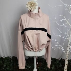 FASHION NOVA Half Zip Pull Cord Crop Long‎ Sleeve Pullover Jacket Top [SIZE 3X]